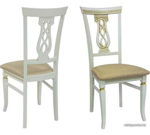 Стул Leset Юта слоновая кость/атина золотой