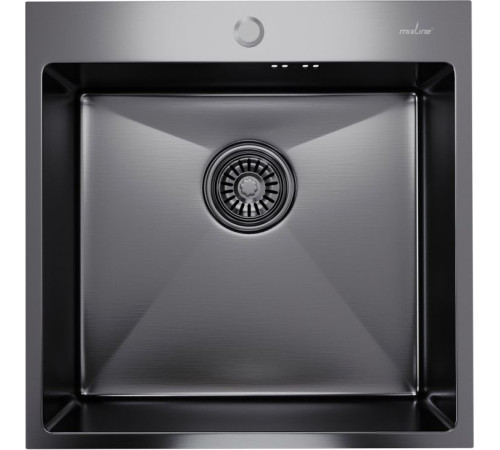 Кухонная мойка Mixline 547230 черный графит, 3 мм