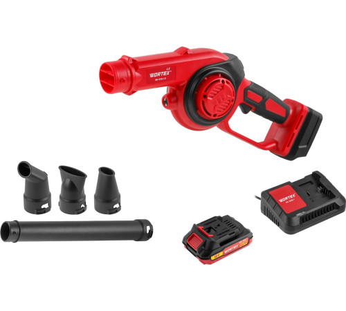 Ручная воздуходувка Wortex LX BB 1518-1 D ALL1 XLT SET 1334644 с 1-им АКБ