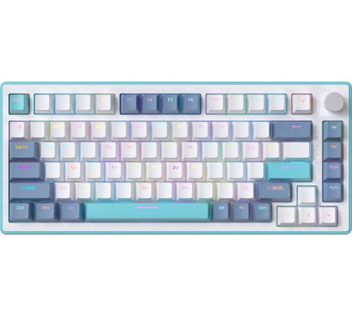 Клавиатура JEGG ZA82 White Navy Blue OUTEMU Orange