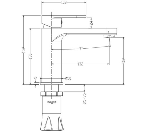 Смеситель Raglo R50.10