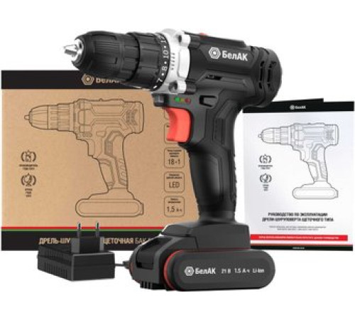 Дрель-шуруповерт БелАК БАК.53310 с 1-им АКБ