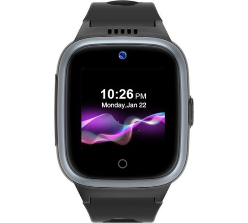 Детские умные часы LeeFine Q27 4G черный/серый