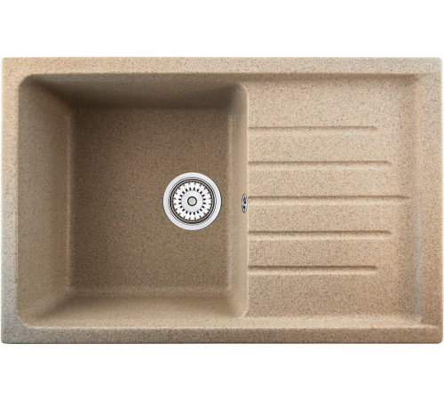 Кухонная мойка Berge BR-7602 песочный матовый