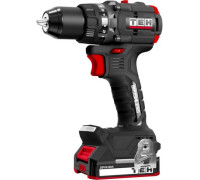 Дрель-шуруповерт TEH TDBL1020-2B с 2-мя АКБ, кейс