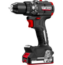 Дрель-шуруповерт TEH TDBL1020-2B с 2-мя АКБ, кейс