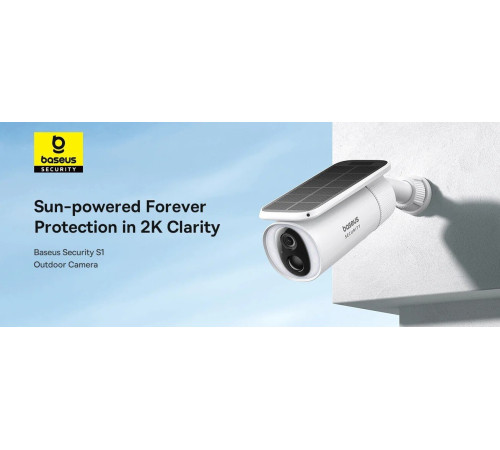 IP-камера Baseus S1 Outdoor 2K Solar Security Camera
