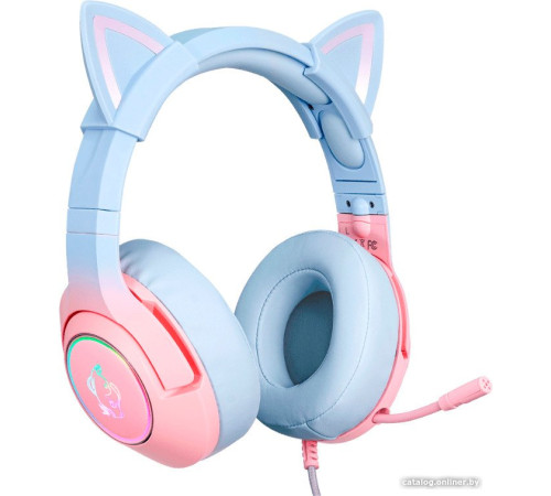 Наушники Onikuma K9 7.1 голубой/розовый