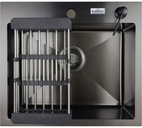 Кухонная мойка MARRBAXX B5044-R черный/графит