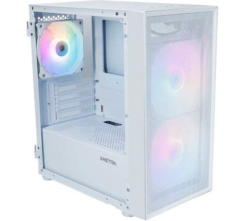 Корпус XASTRA A305M 3FRGB белый