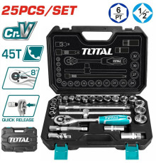 Универсальный набор инструментов Total THT121251 25 предметов