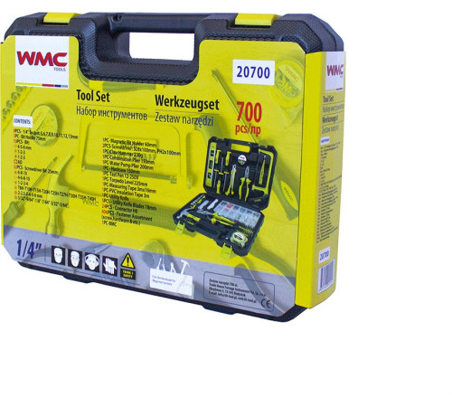 Универсальный набор инструментов WMC Tools 20700 700 предметов