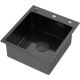 Кухонная мойка ARFEKA ECO AR 450*500 POP-UP BLACK PVD NANO DECOR MILLET GRAINS