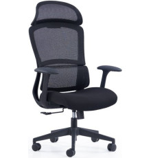 Офисное кресло SitZone CH-555A сетка/ткань, черный