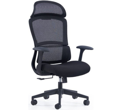 Офисное кресло SitZone CH-555A сетка/ткань, черный