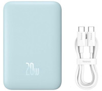 Внешний аккумулятор Baseus Magnetic Mini Wireless Fast Charge Power Bank 10000mAh 20W голубой