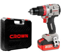 Ударная дрель-шуруповерт Crown CT21127HMX-4 BMC с 2-мя АКБ, кейс