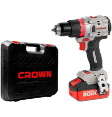 Ударная дрель-шуруповерт Crown CT21127HMX-4 BMC с 2-мя АКБ, кейс