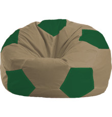 Кресло-мешок Flagman Мяч Стандарт М1.1-94 бежевый/зеленый