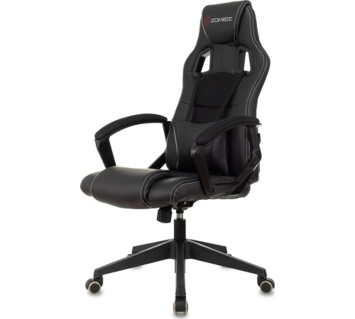 Игровое геймерское кресло Бюрократ Zombie Arena черный