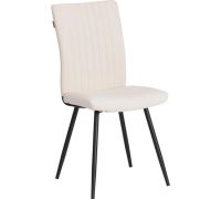 Стул TetChair Monte Carlo Trend велюр, молочный/черный