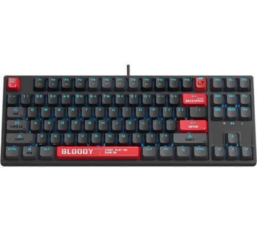 Клавиатура A4Tech Bloody AT87 черный/красный