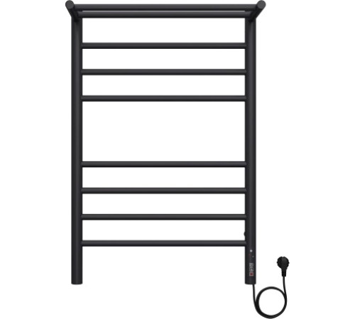 Полотенцесушитель TERMINUS Аврора КС П8 500x800 с полкой quick touch RAL9005 матовый