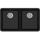 Кухонная мойка Aquasanita Arca SQA200601 черный металлик