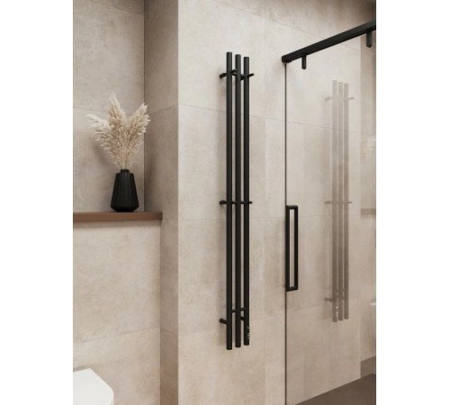 Полотенцесушитель TERMINUS Стойка Tres Круг 1600 черный