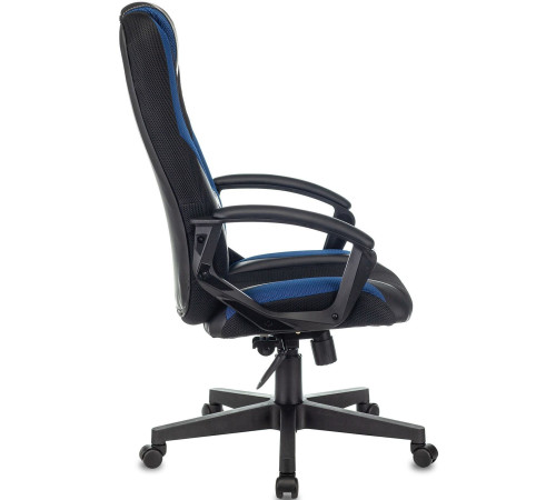 Кресло Zombie 9 черный/синий