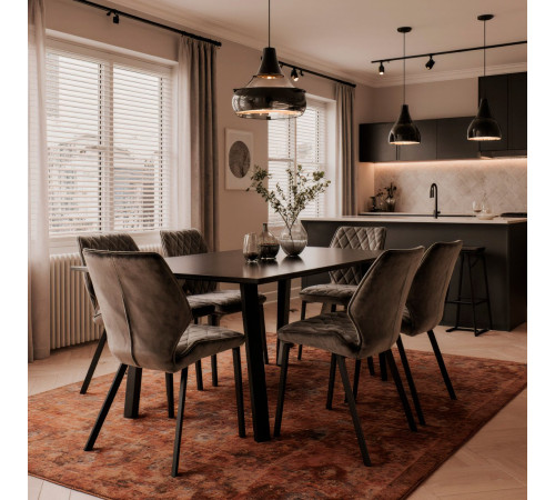 Стул Мамадома Rafael d10 Hematite Lux/черный