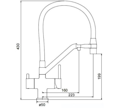 Смеситель Gappo G4398-85
