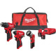 Milwaukee M12 BLPP3A-202B 4933499694 шуруповерт, винтоверт, фонарь, 2 АКБ, сумка