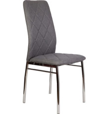 Стул AksHome Adele серая ткань Seattle 005/хром