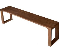 Скамейка Dyatel С прямоугольными ногами сосна дуб