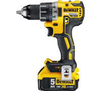 Дрель-шуруповерт DeWalt DCD791P2 с 2-мя АКБ 5 Ah