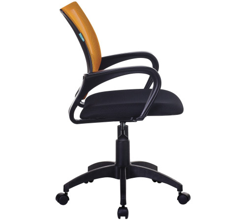 Кресло Бюрократ CH-695NLT черный/оранжевый