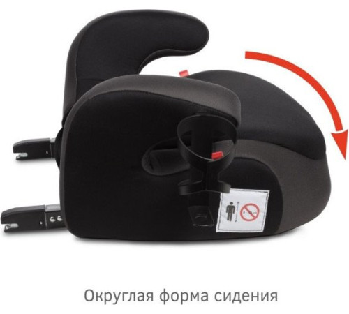 Детское сиденье Siger Fix Lux KRES3999 мокрый асфальт