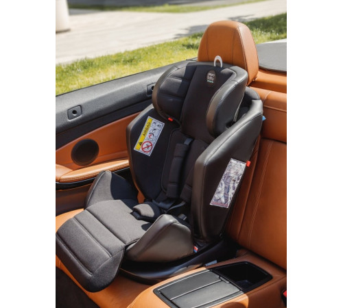 Детское автокресло Amarobaby Favorite Isofix С усиленной боковой поддержкой AB24-20FAV/0911 черный/серый