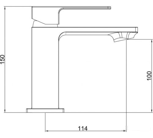 Смеситель Gross Aqua Edge 6210880C