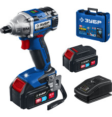 Гайковерт Зубр GB-250-42 с 2-мя АКБ, кейс