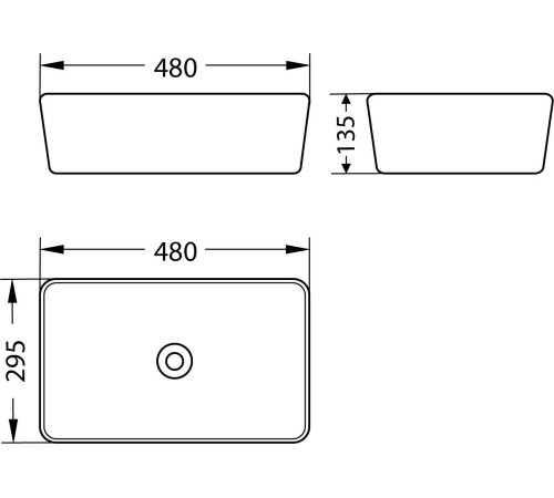 Умывальник Lauter 21674A + Reef 21CK8678C
