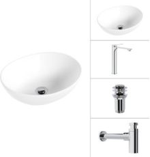 Умывальник Lauter 21652 + Rio 21AM12672 + сифон 21635CH + дон.клапан 21190CH хром