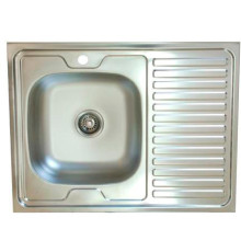 Кухонная мойка Mixline 310357 левая, матовая, 0.4 мм