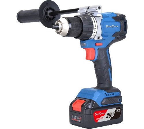 Дрель-шуруповерт DongCheng DCJZ06-13 Type FK с 2-мя АКБ, кейс