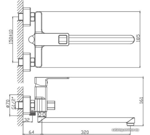 Смеситель Haiba HB22615-7 черный