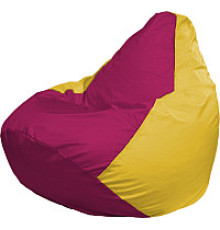 Кресло-мешок Flagman Груша Супер Мега 4XL Г5.1-386 фуксия/желтый