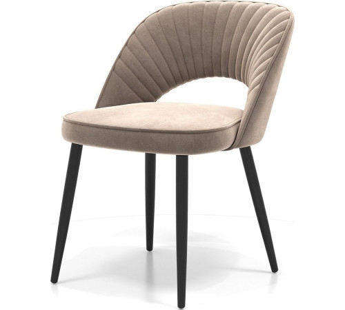 Стул Памир Новара F08 бежевый/черная опора