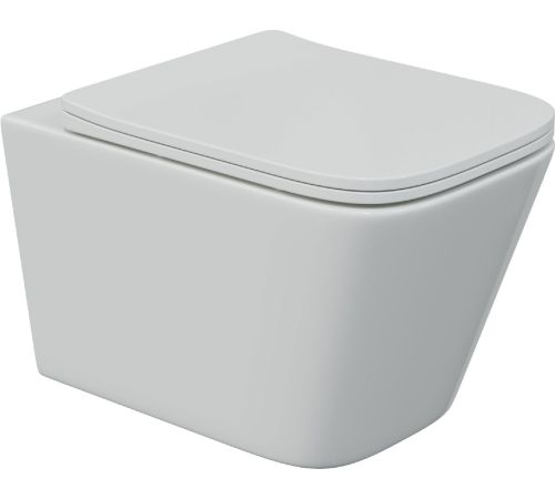 Унитаз подвесной Berges Wasserhaus Floe S Rimless + Visam Slim 525 EX-043243 с сиденьем