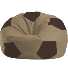 Кресло-мешок Flagman Мяч Стандарт М1.1-93 бежевый/коричневый